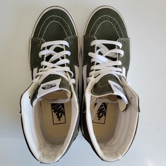 Vans Unisex Sk8 Hi OD Army Green Casual Shoes Sneakers Size M 7 W 8.5 Skate - Picture 7 of 13